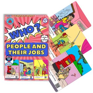 Answer Who People and Jobs Audio-Enabled Cards for Kids
