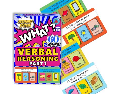 30 answer ‘What?’questions, practice verbal reasoning
