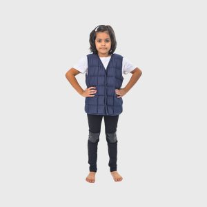 3kg Distributed Weighted Jacket (6-8 year old) – Indigo Color