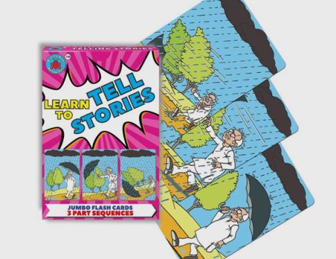 30 Cards, 3-part story sequences, learn story sequencing and narrative