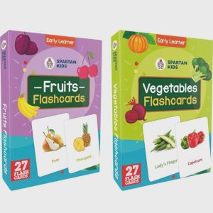 Fruits and Vegetables (Set of 2) 27 Flash Cards