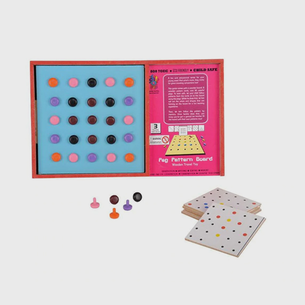 Peg Pattern Board Travel Toy