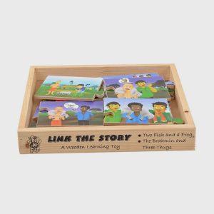 Sequence Story Telling Puzzles II-Two Fish and a Frog and The Brahmin and Three Thugs