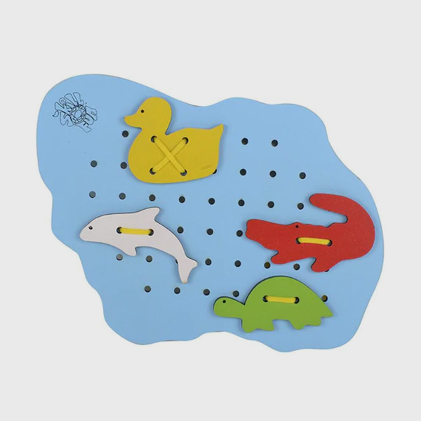 Sewing Pond With Water Animals