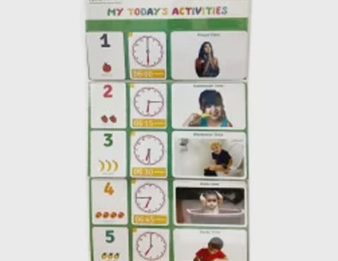 185 Visual Cards / Visual Schedule -Plan the day by Scheduling the Task