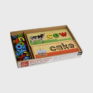 Wooden See & Spell Board