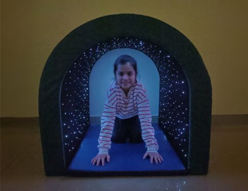 Fiber Optic Tunnel – A Twinkling Sensory Hideaway