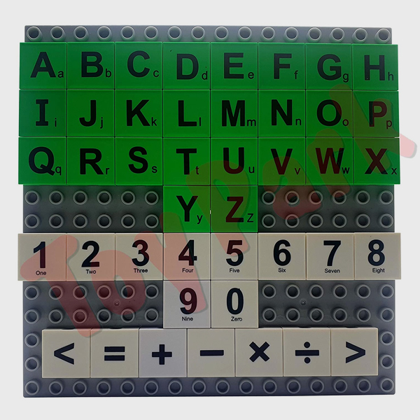 Blocks – 15 pcs Number Blocks(Without Plate)