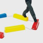 ids Balance Beam(Set of 6 Rainbow Colors)-Exercise and Gross Motor Skills-Stackable