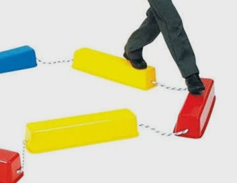 Kids Balance Beam(Set of 6 Rainbow Colors)-Exercise and Gross Motor Skills-Stackable