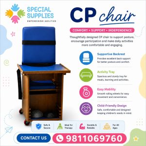 CP Chair (Therapy Chair with Tray & Wheels)