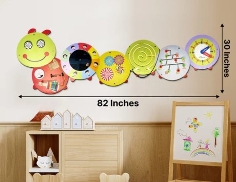 Caterpillar Activity Wall Panel