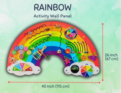 Rainbow Activity Wall Panel