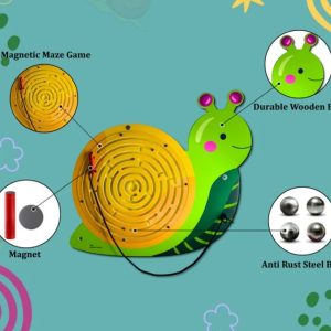 Snail Magnetic Wall toy / Activity Panel