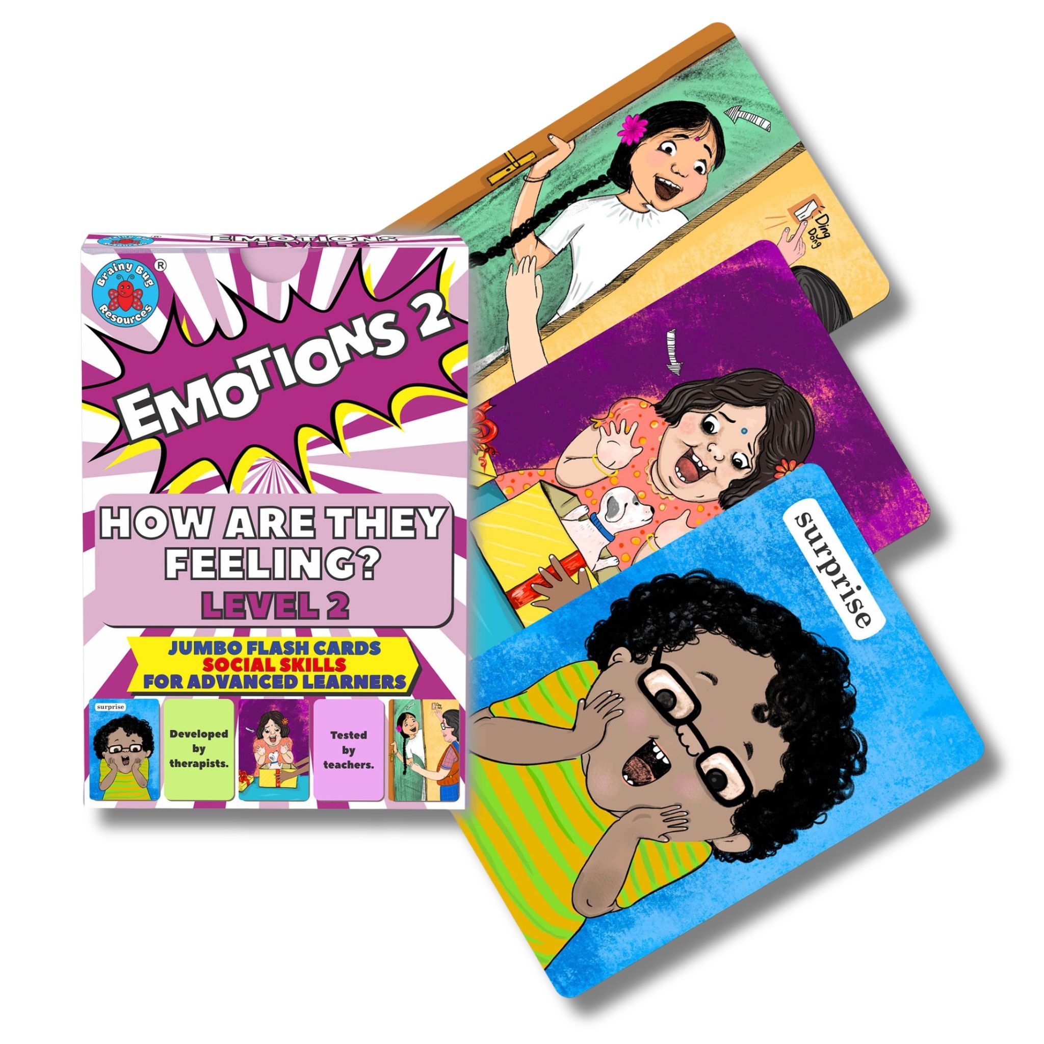 Emotions Level 2 Feelings Cards for Kids