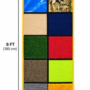 Foldable Sensory Texture Mat  - 6ftx2ft